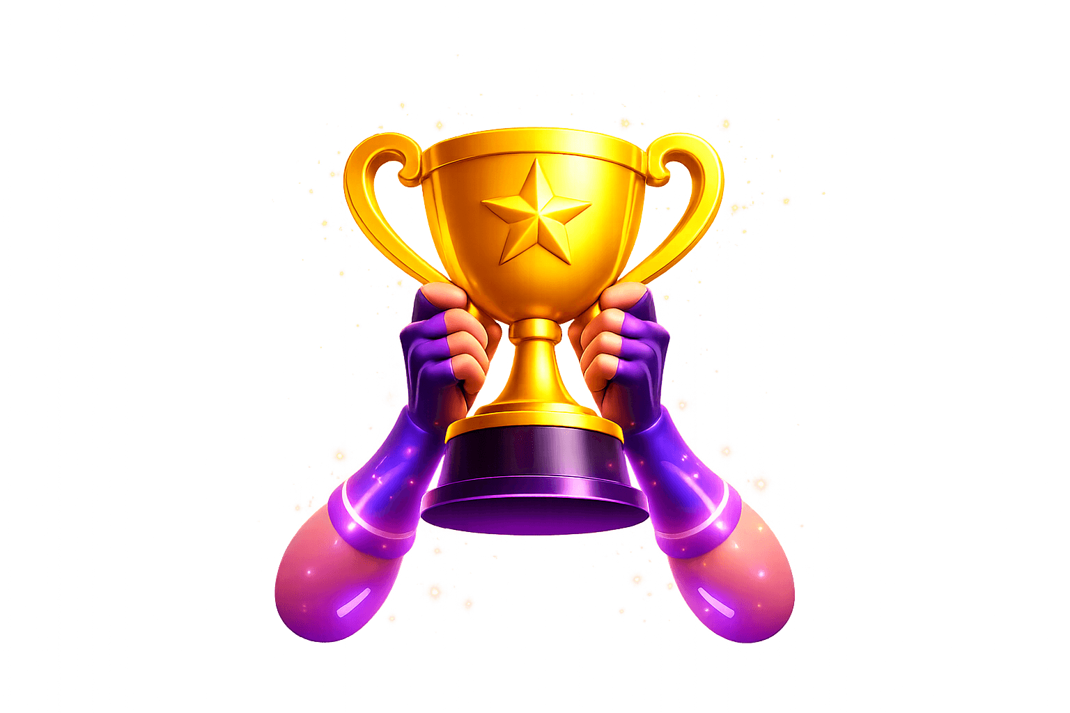 Ranked hero trophy illustration